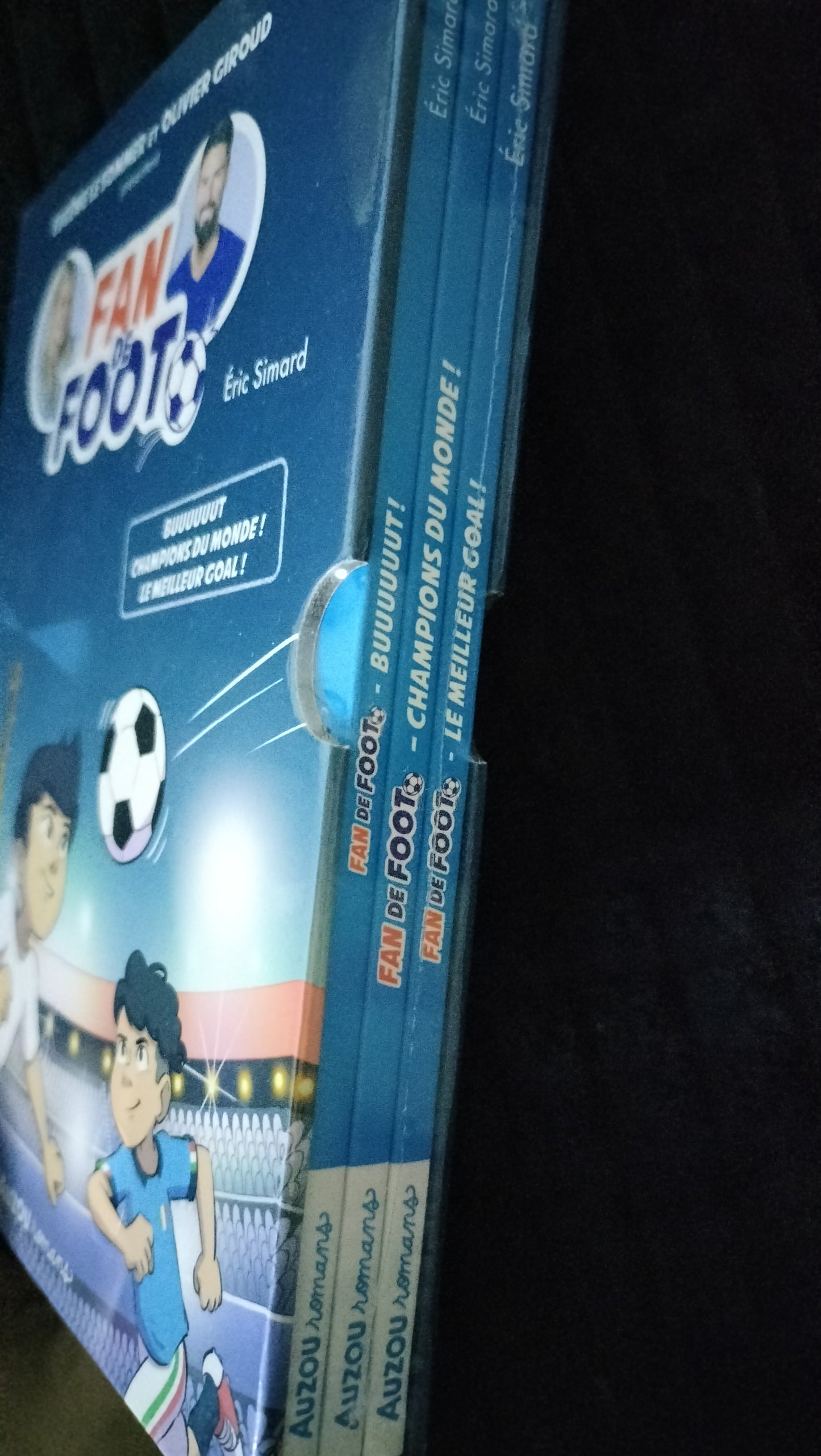 Fan de foot coffret 3 livres